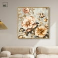 thumbnail image 3 of Retro Rose II Canvas Romantic Floral Art by Art Remedy, Gold Frame, 40 x 40, 3 of 7
