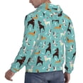 thumbnail image 6 of Fotbe Men's Hoodie with Cute Dog Pattern - Kangaroo Pocket Pullover Hooded Sweatshirt, Perfect for Daily Wear, Travel, and Home-X-Large, 6 of 7