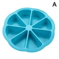 thumbnail image 1 of 8-Triangle Round Silicone Cake Pan Tins Muffin Pizza Pastry K9 Tray Baking, 1 of 7