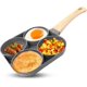 thumbnail image 1 of Nonstick 4-Cup Egg Cooker Pan, Aluminum Pancake Pan Egg Cooking Pan Omelette Pan Multi Baking Frying Pan, 1 of 4