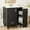 Black, variant on 24" Bathroom Vanity with Sink, Bathroom Cabinet with Door Shelf, Deep Drawer, 2-Tier Pull-Out Basket, Solid Wood Frame and MDF Board, Easy Assembly, Modern Bathroom Cabinet for Bathroom, White