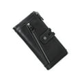 thumbnail image 4 of Cartera de cuero Qarigey mujer monedero compartimento efectivo, 4 of 6