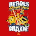 thumbnail image 2 of Boy's Despicable Me 4 Mega Minions Heroes Aren't Born They're Made  Graphic T-Shirt, 2 of 4