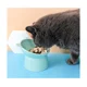 thumbnail image 2 of Cuenco para gatos Cuenco para perros Cuenco elevado para gatos, Cuenco antivómitos para gatos, Cuenco para agua, Verde, 2 of 2