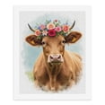 thumbnail image 5 of Paint by Numbers Kit for Adults, Cow With Floral Crown Portrait Paint by Numbers, Easy Paint by Numbers Kit for Adults Beginner, DIY Adult Paint by Number Kits on Canvas, 12x16in Home Decor, 5 of 7