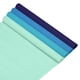 thumbnail image 1 of Uxcell 4-Pack Rollos de Papel Crepé 8.2 ft x 20 Hoja de Serpentina de Papel Suave Decorativa [Azul Claro, Azul Cielo, Azul Lago, Azul Oscuro], 1 of 1