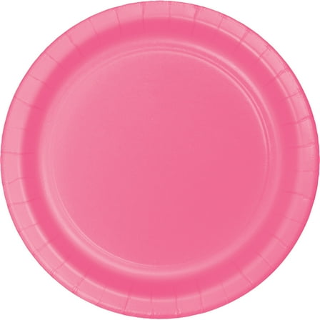 Party Central Disposable Paper Party Banquet Dinner Plates - 10" - Candy Pink - Club Pack of 240