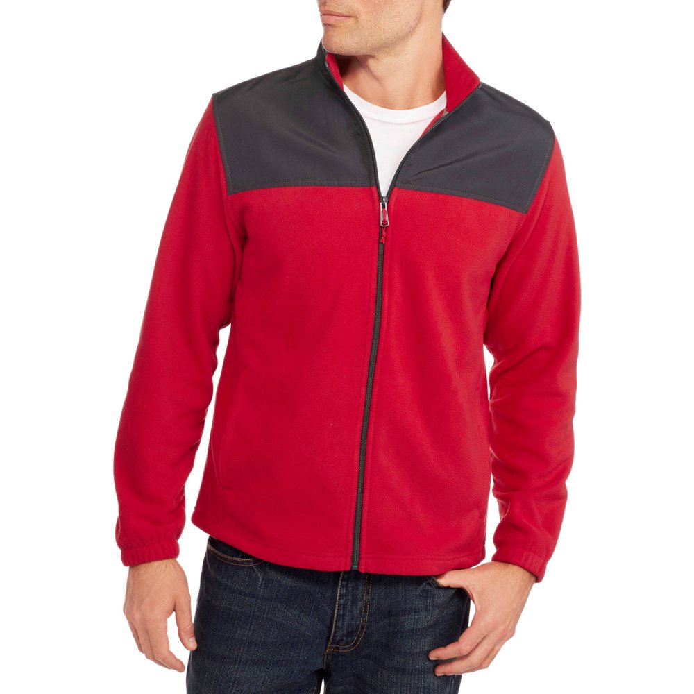 Starter Big Men's Winter Full Zip Fleece Jacket