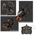 thumbnail image 3 of Motos Télécommandées Jouet Roues d'Action 360 Degrés Moto Cascade Rotative Jouets de Course pour Enfants (Vert), 3 of 7