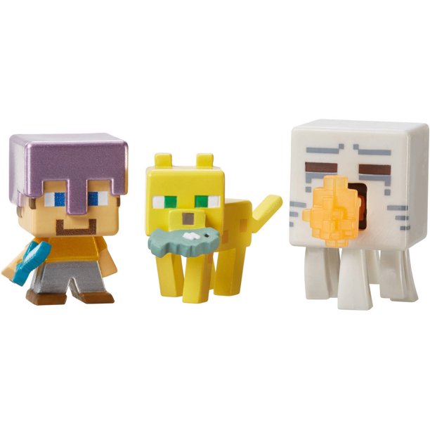 mattel minecraft mini figures