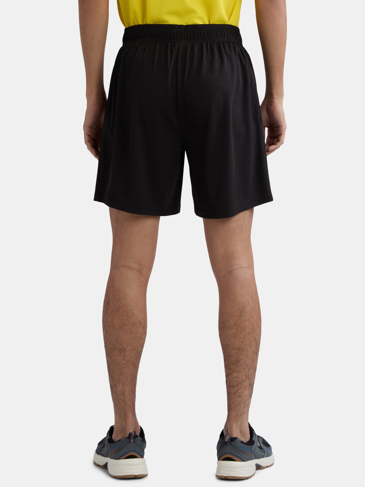 Athletic Works Men's and Big Men's Mesh Shorts, 7" Inseam, Sizes S-5XL