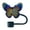 C1,Black, variant on SLUOHZXI 1Pcs Butterfly Straw Covers Cap ,Glitter Silicone Straw Topper ,Reusable Straw Cap Stopper for Straws Tip Lids