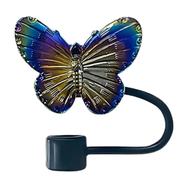 Couvercle Papillon Tendance 10 mm Design Adapté aux Tasses Réutilisables Expérience de Boisson Innovante Matériau pour et Utilisation Paille Réutilisable Paille en Acier Inoxydable,Paille en Silicone,Paille en Verre,Paille en Plastique,