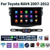 iSpchen 9" Touchscreen Car Radio Stereo for Toyota RAV4 2007-2012, Android 11, Bluetooth, Black