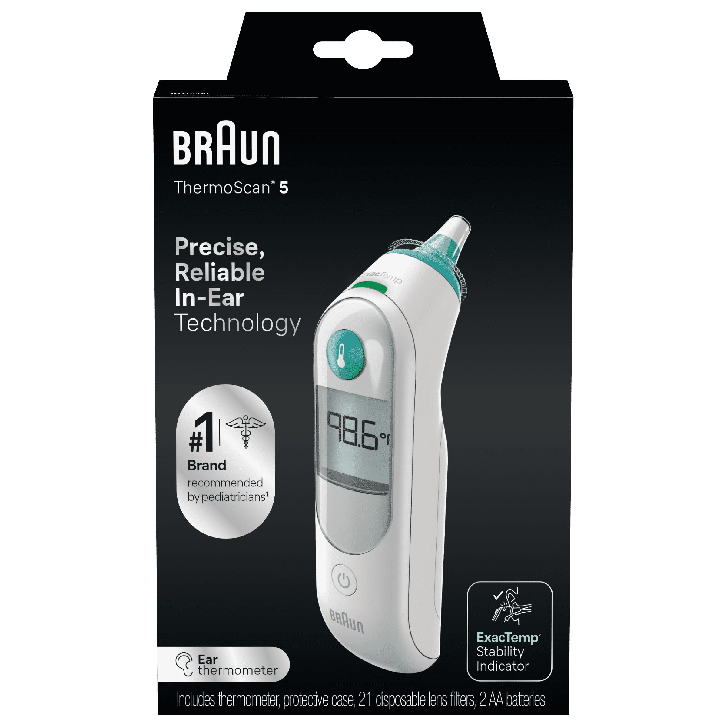 Thermomètre auriculaire thermoscan 3 blanc Braun