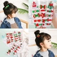 thumbnail image 2 of Baozhu 5-10Pcs/Set Baby Girls Christmas Headdress Antler Hair Clip Hairpins Set Side Clips Barette Hair Ornaments Decoration Party Gift, 2 of 5