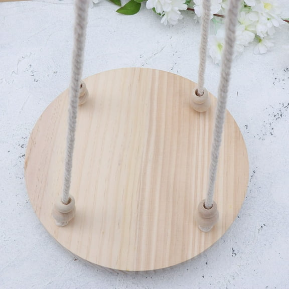 LEORX Cotton Thread Wall Hanging Plant Lanyard Flowerpot Net Bag for Indoor Outdoor Display