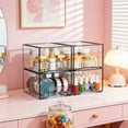 thumbnail image 6 of Containers for Organizing - Clear Stackable Storage Drawers,11" Tall Acrylic Drawer Containers for Organizing,bathroom Organizers and Storage Box, Organizer Bins for Cabinet Kitchen, 19.8x15x11", 6 of 6