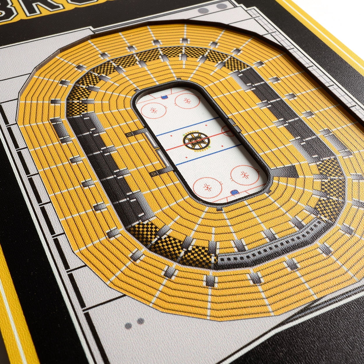 Boston Bruins 8'' x 32'' 3D StadiumView Banner
