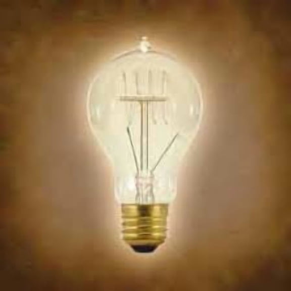 Satco S2411 Vintage Style Incandescent Filament A19 Light Bulbs 25W 120V 2700K E26 Medium Base Dimmable (6 Pack)