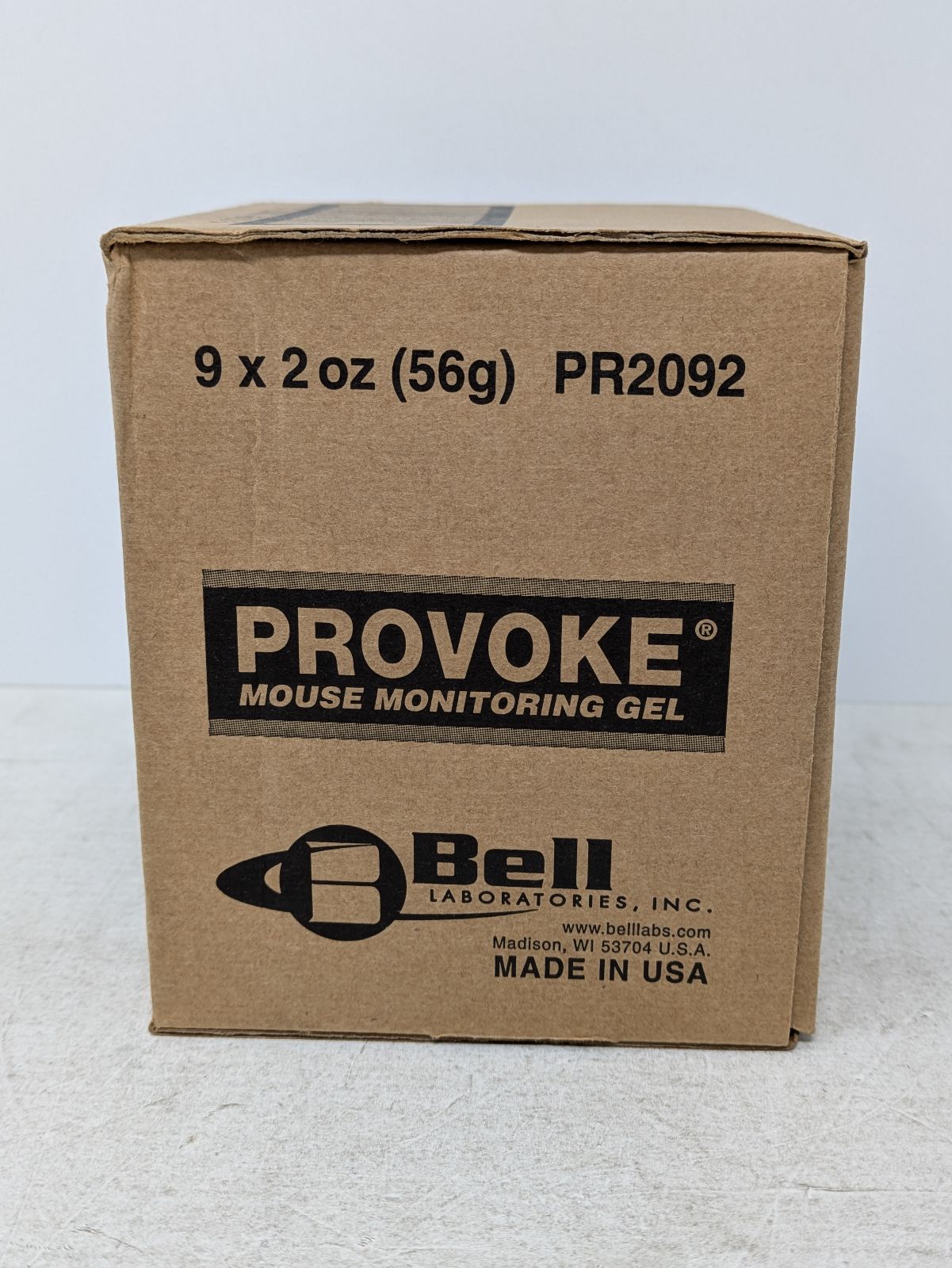 Provoke Mouse Monitoring Gel - Mouse Attractant for Mouse Traps - Case (9 x 2 fl oz Bottles) by Bell Labs