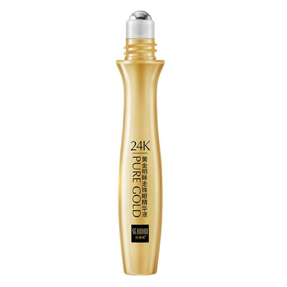 24k Gold Bright Eye Serum Roll-on Essence Hydrating Moisturizing Anti-puffiness Eye Creamremove Dark Circles Eye Care