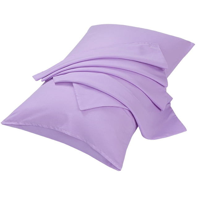 Unique Bargains Soft 1800 Series Microfiber Long Pillowcases 2pcs