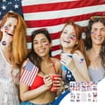 thumbnail image 4 of NSESSHome Clearance American Flag for Outside 8 American Independence Day Stickers Temporary Tattoos Suitable For Any Age Old Young And Children Long-lasting Coloring Suitable For Holiday Parties, 4 of 8