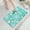 Mint Green, variant on CASAFUN Inkjet Printing Microfiber Household Bath Mat Living Room Floor Mat,Non-Slip Doormat Shower Rug Bathroom Carpet for Bedroom,Hall Entrance,Toilet,Kitchen,Tub and Shower