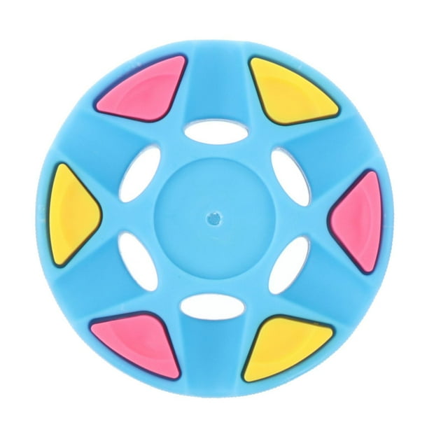 tamizeot Rondelle de Hockey à Roulettes en Ligne Durable Multifonctionnelle Équipement de Hockey sur Glace Rondelle Rouge Bleu 76x25mm