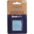 thumbnail image 2 of The Beadsmith S-Lon Bead Cord – .5 mm Twisted Nylon Cord, Sky Blue Color, TEX210, 77 Yards, 2 of 6