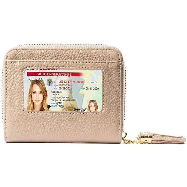 Claasico RFID Wallet for Women, Ultra Slim Ladies Genuine Leather Bifold with AntiTheft
