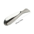 thumbnail image 2 of 7 Inch Metal Shoe Horn, Stainless Steel Sturdy And Lightweight, Compact With Hanging Hole For Easy Storage, Ergonomic Design For Comfortable Footwear, Ideal For Elderly Pregnant, 2 of 2