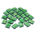 thumbnail image 2 of 25x Piedras Naturales Pulidas Viking Runas Cristales De Cuarzo Verde A SM SunniMix Runa de piedra, 2 of 4