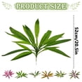 thumbnail image 3 of Artificial Cordyline Fruticosa Logs Tropical Plant, Artificial Ti Plant, Fake Dracaena Tree for indoor, Artificial Red Cordyline Ti Plant, Red Fake Leaves for Outdoor, Realistic Silk Plants 20.5 in,C, 3 of 4