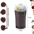 thumbnail image 3 of Gnmfd Herb Grinder Spice Grinder for Herbs, Coffee Beans, Nuts, and Grains, Large Capacity 4.2oz, Powerful Grinding with Automatic Power-Off Protection, Easy to Use and Clean, 3 of 9