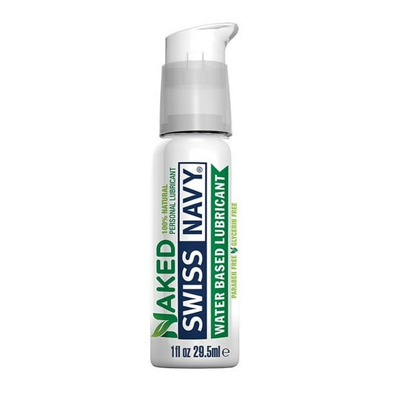 Swiss Navy Naked Water-Based Lubricant 1 oz.