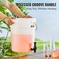 thumbnail image 6 of VEVOR Beverage Dispenser, 5 Gallon Drink Dispensers for Parties, Plastic Juice Dispenser with Spigot and Lid,Iced Tea Lemonade Juice Water Dispenser, for Restaurants,Hotels,Parties,2 Pack, 6 of 9