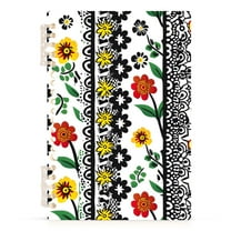 Floral Bohomia Spiral Journal Notebook College Ruled Notebook 8.3" x 5.7" A5 Lined Thick Paper Page