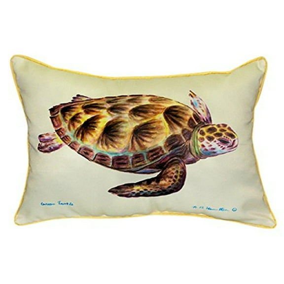 Green Sea Turtle Large Indoor/Outdoor Pillow 16x20