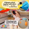 thumbnail image 3 of Kit de construcción Blanket Fort TOTE•A•FORT Original para niños, 3 of 6