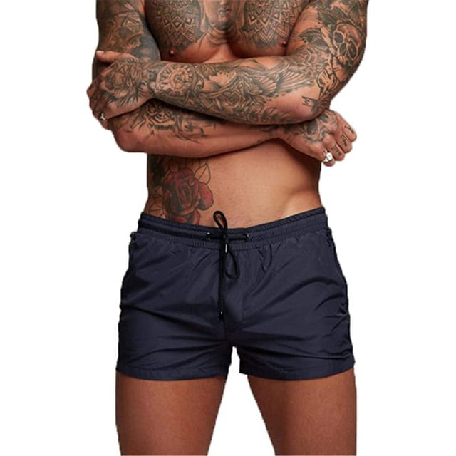 Bañador para Hombre, Bañador para Hombre, Calzoncillos Boxer, Pantalones Cortos Deportivos, Pantalones Cortos, Playa, Mar, Ocio brillar Electrónica