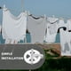 thumbnail image 3 of 2 poleas para tendederos, poleas para colgar ropa, poleas para secadora de ropa de pared., 3 of 7