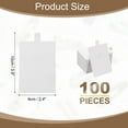 thumbnail image 2 of 100 PCS Ring Display Cards, Jewelry Display Cards Kraft Ring Packaging Cards for Selling Jewelry(White), 2 of 5