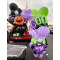 thumbnail image 3 of Kit de guirnaldas de globos para Halloween Adeyoo, morado, verde y negro, 3 of 7