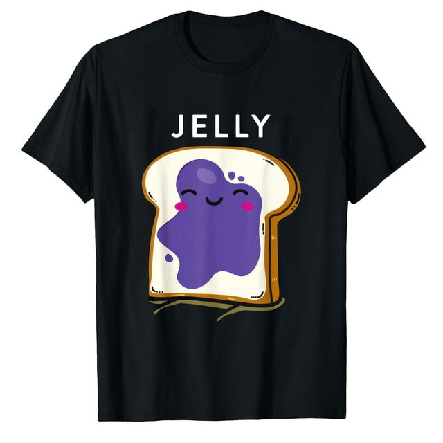 AALJY Peanut Butter & Jelly Matching Couple Shirts Funny Outfits T-Shirt