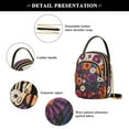 thumbnail image 4 of FORMRS Crossbody Bag for Women Shoulder Cell Phone Purse with Zipper, Purple Flowers, 4 of 7