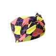 thumbnail image 2 of Diadema de ganchillo Minnieouse Estampado Deportes Ajustable Antideslizante Alta elasticidad Amarillo negro, 2 of 6