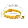 thumbnail image 3 of YiJuHui 1pcs Breakaway Cat Collar with Bell and Reflective Strip - Adjustable Safety Collar for Kittens and Puppies, Soft Pet Identification Neckband for Indoor and Outdoor Use, 3 of 7