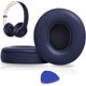 thumbnail image 1 of Almohadillas de repuesto para auriculares inalámbricos supraurales Beats Solo 2 y Solo 3, almohadillas con cuero proteico suave, grosor adicional, 1 of 4